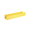 Canaleta FiberRunner™ 4X4, de PVC Rígido, Color Amarillo, 1.8 m de Largo