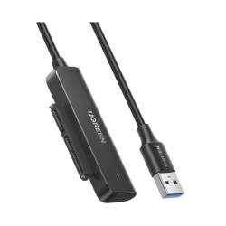 Cable Adaptador SATA a USB 3.0 | SATA 3.0/2.0 | Soporta HDD y SSD de 2.5" | Soporta S.M.A.R.T, TRIM, UASP | No Requiere Adaptado