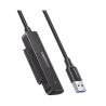 Cable Adaptador SATA a USB 3.0 | SATA 3.0/2.0 | Soporta HDD y SSD de 2.5" | Soporta S.M.A.R.T, TRIM, UASP | No Requiere Adaptado