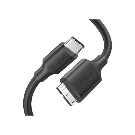 Cable USB Tipo C 3.0 a Micro Tipo B | 1m |Carga Rápida | 5 Gbps | Transferencia de Datos | Blindaje Interior Múltiple | Compat