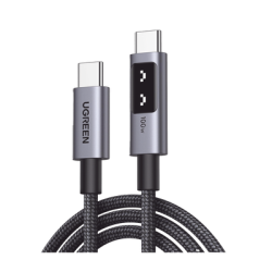 Cable USB-C a USB-C | 1 Metro | Carga Rápida de hasta 100W | Transferencia de datos 480 Mbps | PD3.0 | QC4.0/3.0/2.0 | FPC | AF