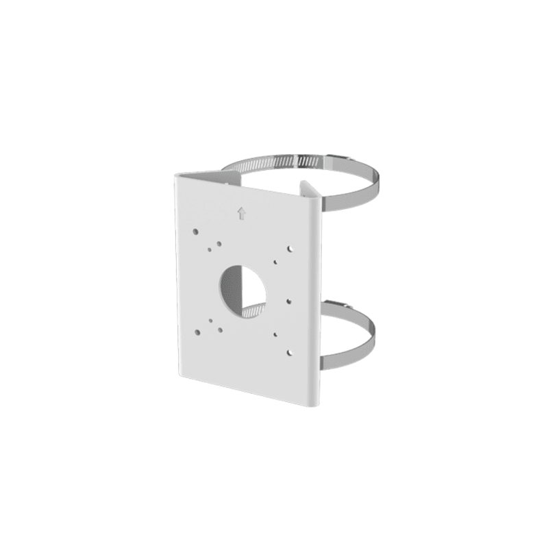 Soporte para Poste Serie 35 / Material Aluminio + Acero Inoxidable / Capacidad de Carga Máxima 4 kg / Compatible con Accesorios