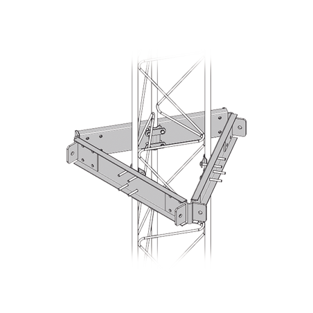 Estabilizador de Torre para Tramos STZ-35G Galvanizado por Inmersión en Caliente.