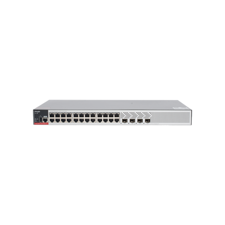Switch PoE+ Empresarial 370 Watts, Administrable L2+, 24 Puertos Gigabit y 4 Puertos Uplink SFP 2.5G