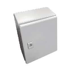 Gabinete de Acero, Nema 4 -IP 66 de 50 x 50 x 30 cm con Platina y certificado UL.
