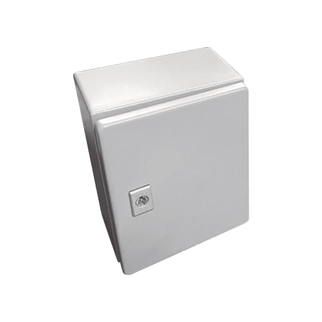 Gabinete de Acero, Nema 4 -IP 66 de 50 x 50 x 30 cm con Platina y certificado UL.