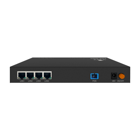 ONU Dual EPON/GPON / 4 Puertos PoE 802.3af/at Gigabit / 1 Puerto SC/UPC