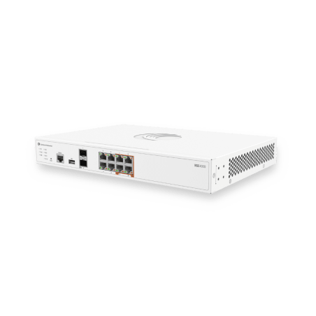 Network Service Edge NSE 4000 / 10 Gbps Firewall Throughput / 2.5 Gbps Advanced Security Throughput / 8 x 2.5 GbE RJ45 / 2 x 10 