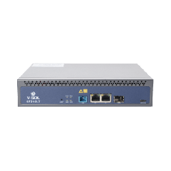 OLT de 1 puerto GPON SC/UPC + 3 puertos Uplink (2 puertos Gigabit Ethernet + 1 puerto SFP/SFP+), Fuente de alimentación redunda