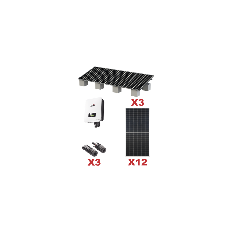 Kit Solar Interconexion / 7kW 220Vca / Inversor AFORE / Montaje Incluido