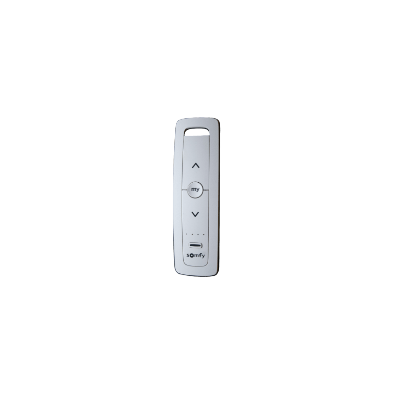 Control remoto 5 canales para motores de persiana Somfy con señal inalámbrica, instrucciones: sube, baja y detener, con posici
