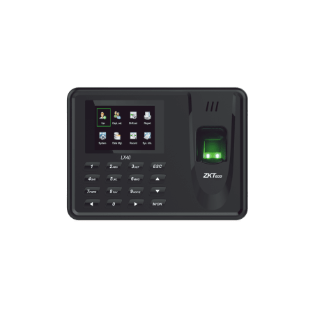 Lector de Huella con Teclado para Control de Asistencia, 500 Huellas, Genera Reporte por USB en Excel, Descarga mediante memoria