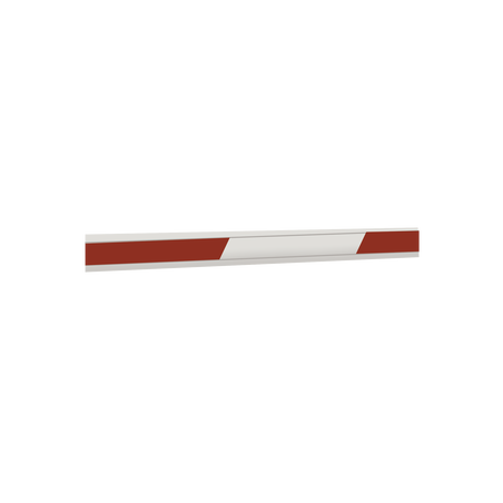 Brazo Rectangular de 7 mts para barrera FAAC 640