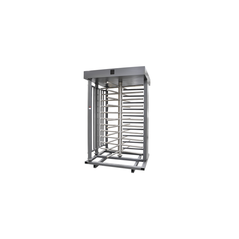 Torniquete Sencillo / Cuerpo Completo / Interior/Exterior / 100% Acero con Pintura Gris / EJE CENTRAL de Acero Inoxidable /Acaba