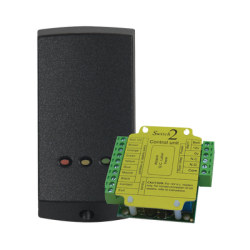 Lector de Solo Tarjetas de Proximidad (Autónomo) /Controlador Externo para Mayor Seguridad/ Programación en Segundos/ 2 Años 
