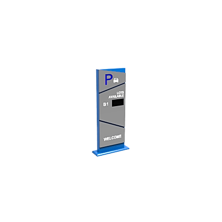 Pantalla Principal de Guía de Estacionamiento / 1 Módulo / Mensaje de Bienvenida / Uso con Aplicación de Guía de Estacionami