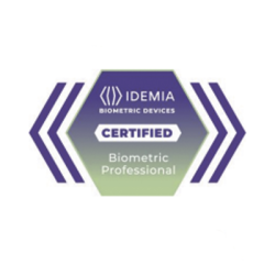 Certificado Idemia Profesional Biométrico , membresía de 2 años con acceso al módulo de ventas 24/7 a la plataforma de apren
