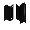 Montaje para MAG600NLEDB tipo Z y L color negro
