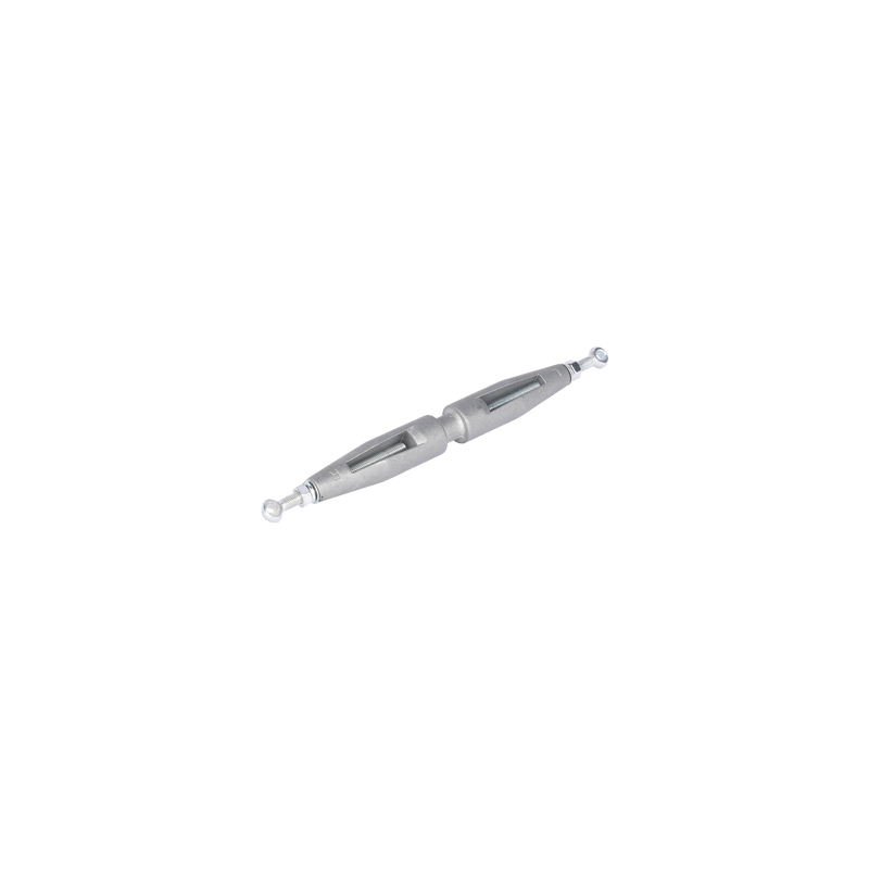 Conector de refacción para cadena de riel tipo T.