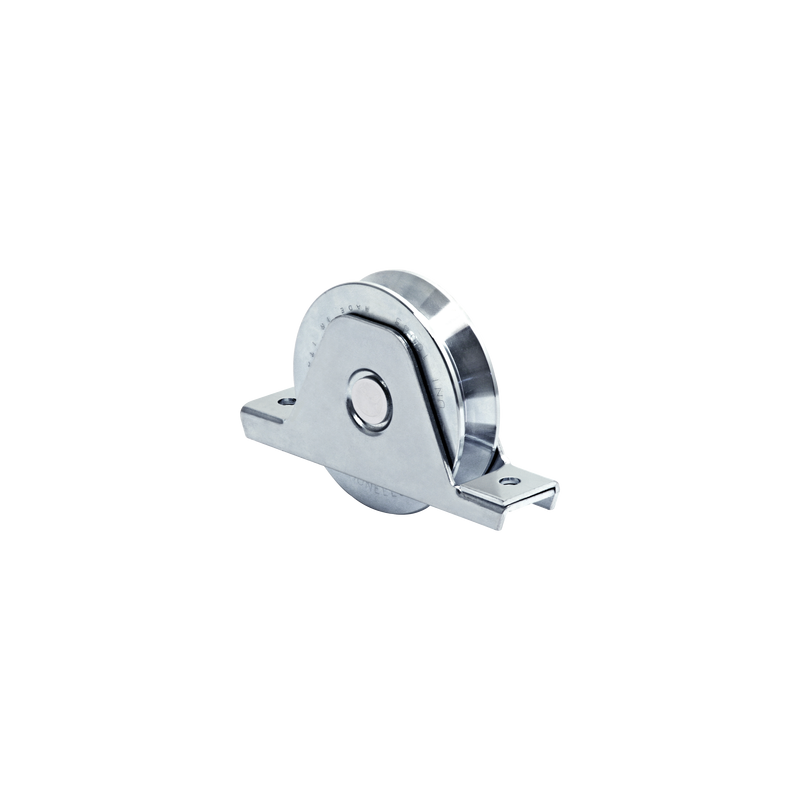 336V - Rueda de 14 cm / Capacidad Para Puertas de Hasta 420 kg / Canal Tipo "V"