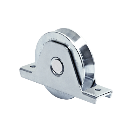 336V - Rueda de 14 cm / Capacidad Para Puertas de Hasta 420 kg / Canal Tipo "V"