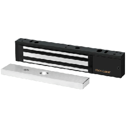 Chapa Magnética 600 Lbs / Led de Estatus / Color Negro / Libre de Magnetismo Residual / Sensor de Adherencia / Diseño Elegante