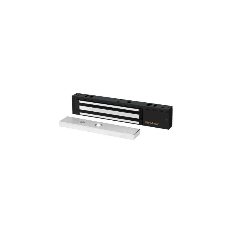 Chapa Magnética 600 Lbs / Led de Estatus / Color Negro / Libre de Magnetismo Residual / Sensor de Adherencia / Diseño Elegante
