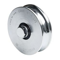 Rueda de 14 cm SIN Soporte / Soporta hasta 550 kg / Canal Tipo "U"