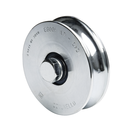 Rueda de 14 cm SIN Soporte / Soporta hasta 550 kg / Canal Tipo "U"