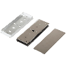 Montaje Para Puerta de Vidrio Tipo "U" / Para Chapas Magnéticas de 1200 Lbs / Secolarm