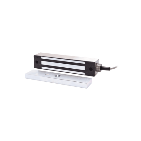 Chapa Magnetica 600 Lbs Para Uso en Exterior / IP65 / Con Cordón Armado