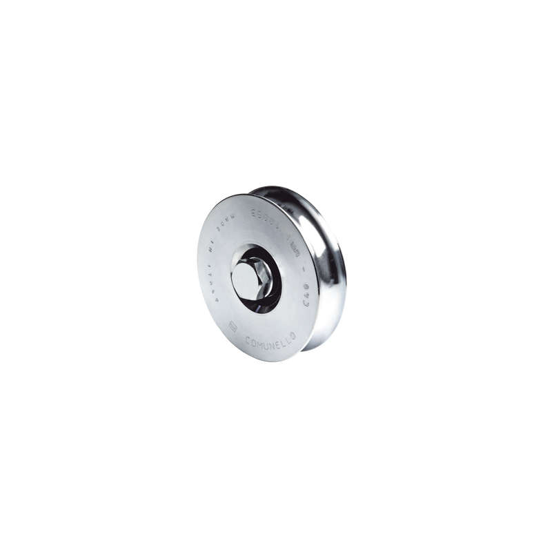 310 - Rueda de 8 cm SIN Soporte / Soporta hasta 200 kg / Canal Tipo "U"