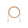 Cable de Parcheo TX6, UTP Cat6, Diámetro Reducido (28AWG), Color Naranja, 0.91 Metros (3 Pies)