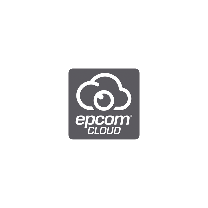 Suscripción Anual Epcom Cloud / Grabación en la nube para 1 canal de video a 8MP con 30 días de retención / Grabación por d