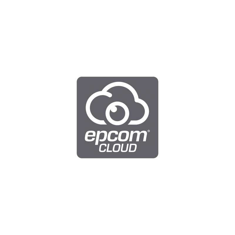 Suscripción Anual Epcom Cloud / Grabación en la nube para 1 canal de video a 2MP con 7 días de retención / Grabación contin