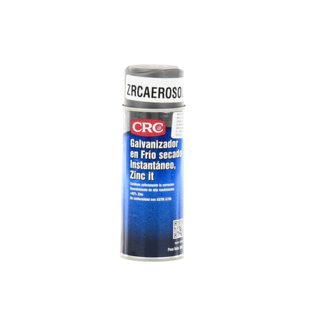 Compuesto Zinc en Aerosol para Retoque de Piezas Galvanizadas por Inmersión en Caliente (386 gr.).