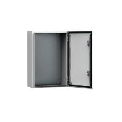 Gabinete de Uso Exterior MAS 600 x 400 x 240 mm NEMA 4/12/13 IP66 IK10 de Acero Dulce 1.5 mm con Platina de Montaje Incluida Col