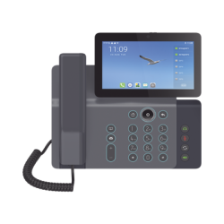 Videoteléfono IP inteligente Insignia, Android 9.0, 20 líneas SIP, pantalla a color 7" ajustable, Teclado de iluminación conf