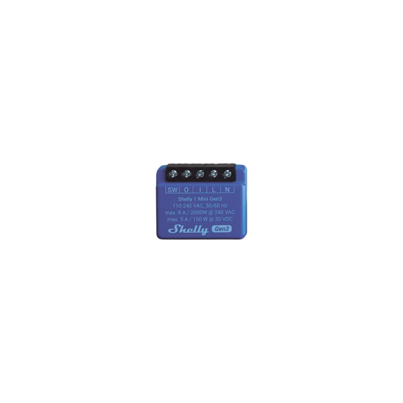 Mini Relevador inalámbrico inteligente, 1 salida de contacto seco, compatible con asistentes de voz Alexa y GoogleHome