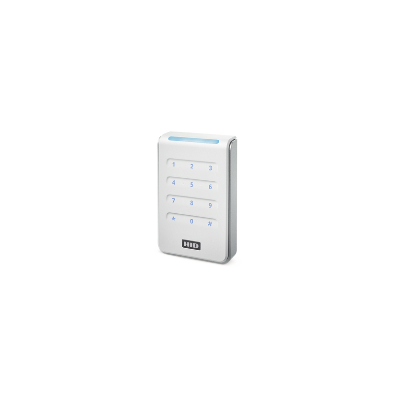 Lector R40 con TECLADO SIGNO WHITE Estandar Multitecnologia/ 40KNWS-00-000000/ Garantia de Por Vida/ Pigtail/Wiegand & OSDP