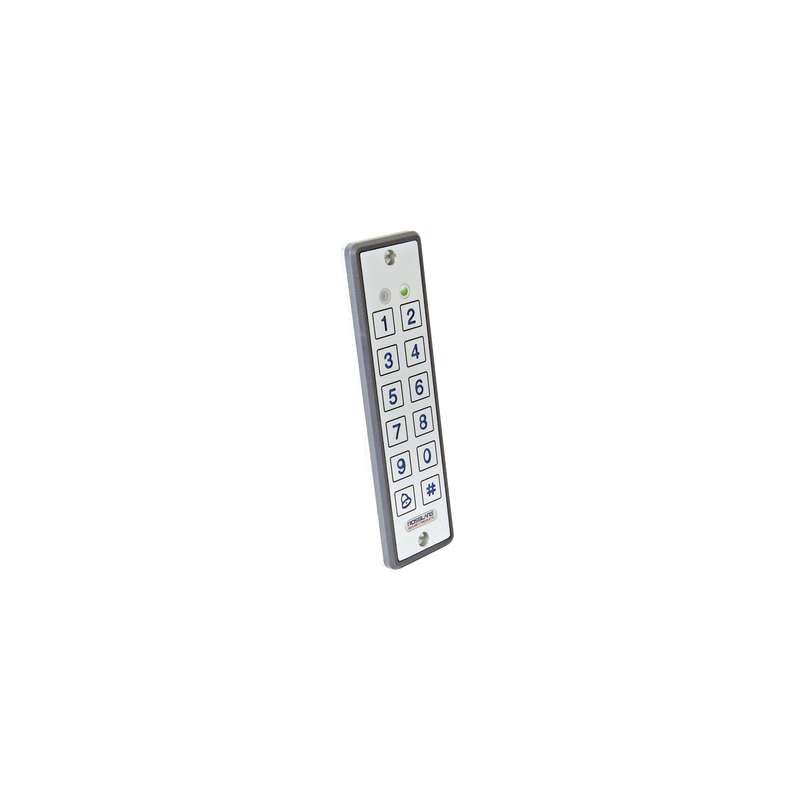 Lector ultra delgado de proximidad con teclado, capacidad de lectura de tarjetas de proximidad de 125 Khz (tipo EM y HID)