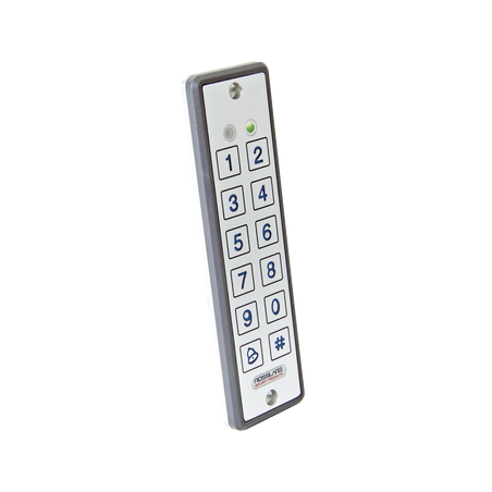 Lector ultra delgado de proximidad con teclado, capacidad de lectura de tarjetas de proximidad de 125 Khz (tipo EM y HID)