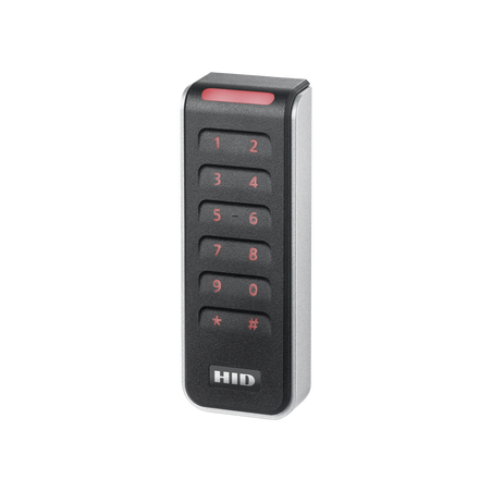 Lector con Teclado Capacitivo SIGNO Multitecnologia/ 20KNKS-01-00001H/ Garantia de Por Vida/ Pigtail/Wiegand & OSDP/Mullion
