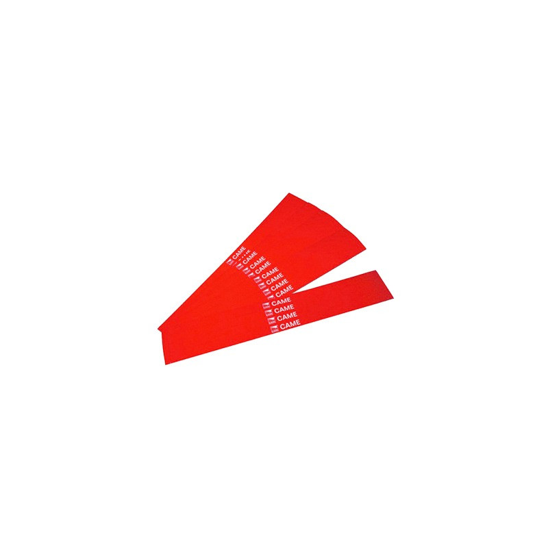 Paquete de 20 bandas reflectantes rojas para mástil 001-G0401,001-G0601 CAME