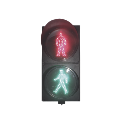 Semáforo Peatonal Indicador Alto / Siga estático / Diámetro 20 Cms.