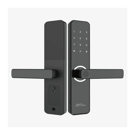 Cerradura Inteligente ML100 con Huella Digital y Wi-Fi / Mortise Europeo DIN / Sensor Capacitivo / Control Remoto vía App / Com