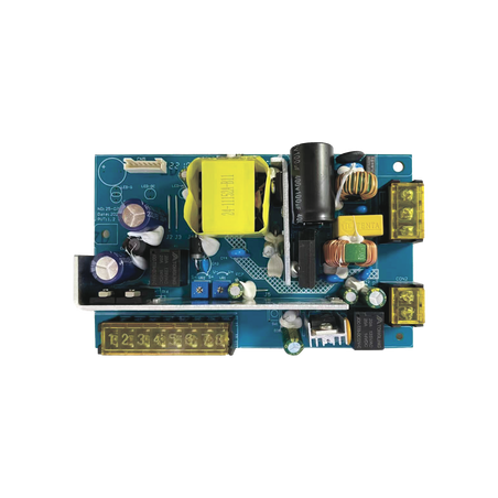 Tablilla de Fuente de alimentación de 1 salida 11-15 Vcc 5 A / Compatible con batería de respaldo y temporizador integrado / V