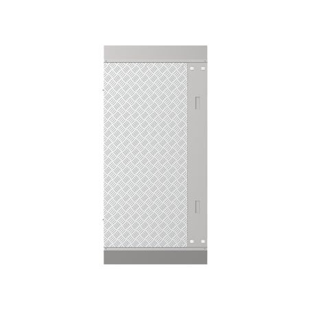 Base ADICIONAL para Torniquetes tipo SWING de la Serie DSK3B530 / 1 Carril de 90 cms