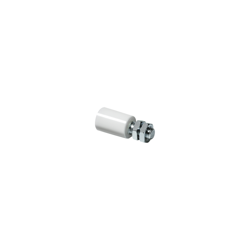 230 - Rodillo de Nylon 25 MM / Cuerpo de Acero Galvanizado