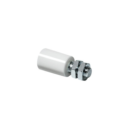 230 - Rodillo de Nylon 25 MM / Cuerpo de Acero Galvanizado